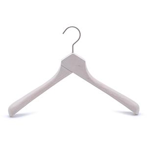 2020 Beech Wooden Hanger White Color Woman Hangers Display Lacker Made In China Factory